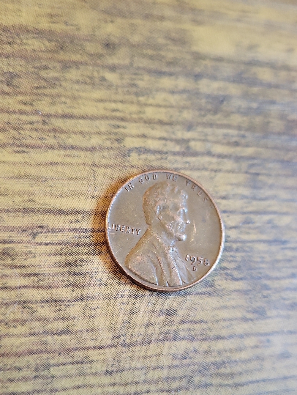 Classic 1958 USA Brown Wheat Penny- Copper Tones